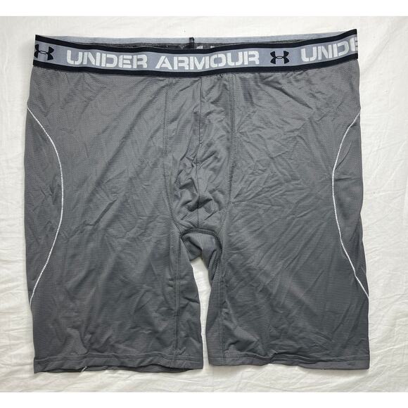 4-68 UNDER ARMOUR Men's Iso-Chill Mesh BoxerJock Graphite 2XL - Picture 1 of 6